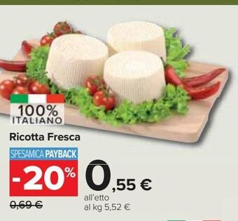 Carrefour Market Ricotta fresca offerta