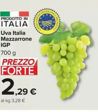 Uva italia mazzarrone igp