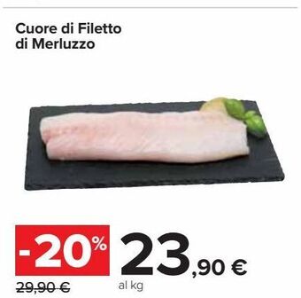 Carrefour Market Cuore di filetto di merluzzo offerta