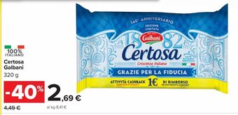 Carrefour Market Certosa galbani offerta