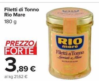 Carrefour Market Filetti di tonno rio mare offerta