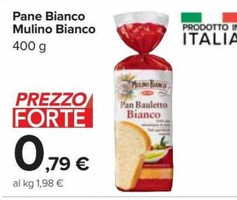 Carrefour Market Pane bianco mulino bianco offerta