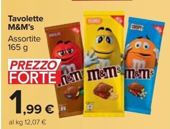 Carrefour Market Tavolette m&m's offerta