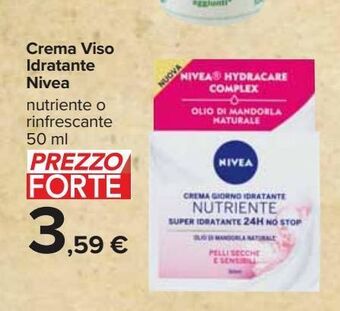 Carrefour Market Crema viso idratante nivea offerta