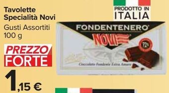 Carrefour Market Tavolette specialita novi offerta