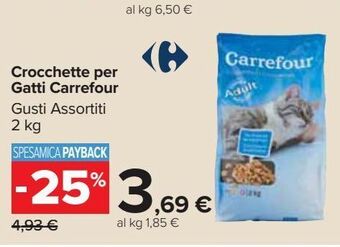Carrefour Market Crocchette per gatti carrefour offerta