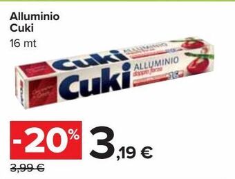 Carrefour Market Alluminio cuki offerta