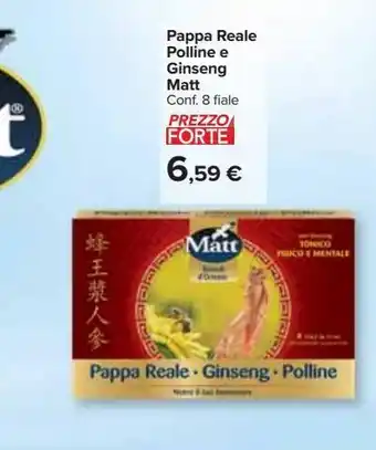 Carrefour Market Pappa reale polline e ginseng matt offerta