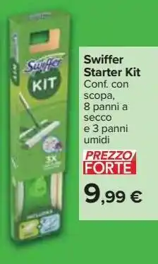 Carrefour Market Swiffer starter kit offerta
