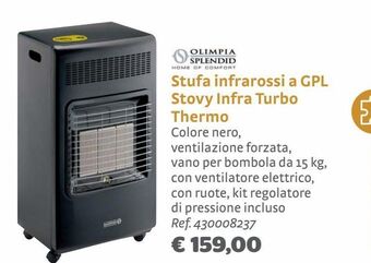 Bricocenter Stufa infrarossi a gpl stovy infra turbo thermo offerta