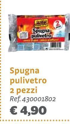 Spugna pulivetro 2 pezzi