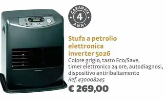 Bricocenter Stufa a petrolio elettronica 5026 offerta