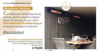 Bricocenter Riscaldatore a sospensione infrarossi offerta