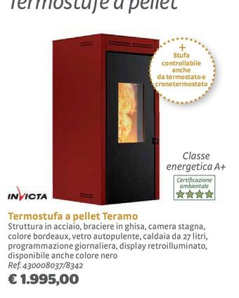 Bricocenter Termostufa a pellet teramo offerta