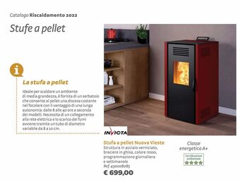 Bricocenter Stufa a pellet nuova vieste offerta