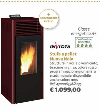 Bricocenter Stufa a pellet nuova nola offerta