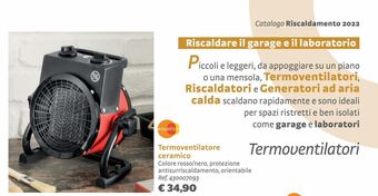 Bricocenter Termoventilatore ceramico offerta
