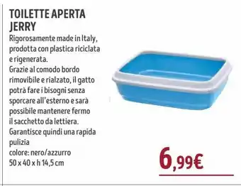 Toilette aperta jerry