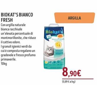 Il Gigante Biokat's bianco fresh offerta
