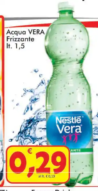Paghi Poco Acqua Vera Frizzante 1,5lt offerta