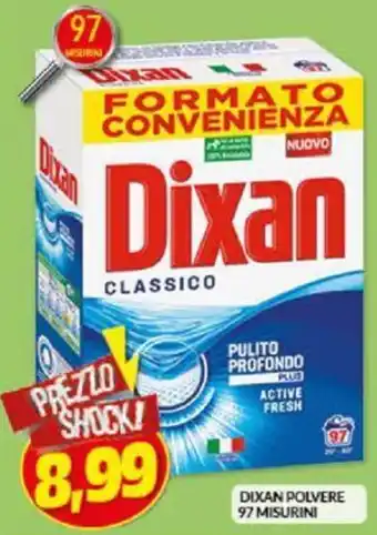 Risparmio Casa Dixan Polvere 97 misurini offerta