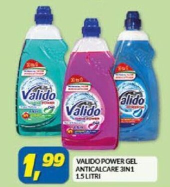 Risparmio Casa Valido Power Gel Anticalcare 3 in 1 1.5 litri offerta