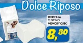 Rispcasa Cuscino Memory Osso