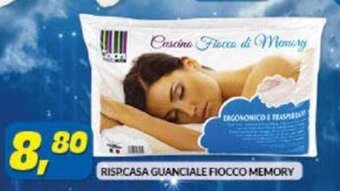 Risparmio Casa Rispcasa Guanciale Fiocco Memory offerta