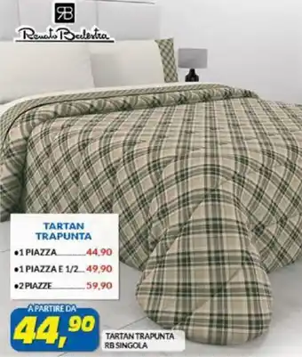 Risparmio Casa Tartan Trapunta RB Singola 1 piazza offerta