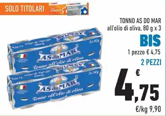 Tonno as do mar all'olio di oliva