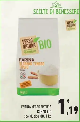 Conad City Farina verso natura conad bio offerta