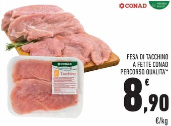 Conad City Fesa di tacchino a fette conad percorso qualita offerta