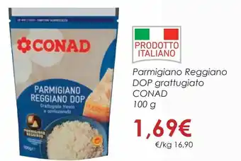 Parmigiano reggiano dop grattugiato conad
