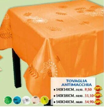 Risparmio Casa Tovaglia Antimacchia 140x140 Cm. offerta