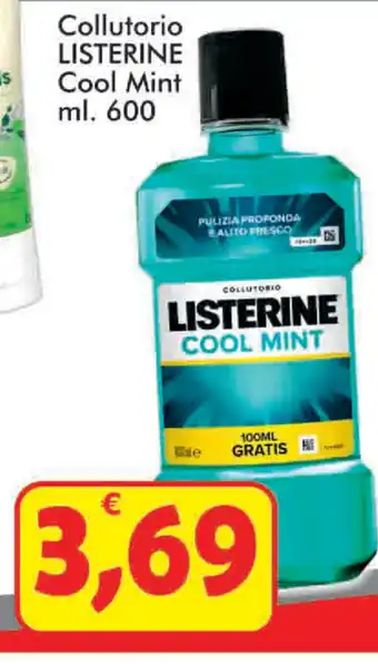 Listerine Collutorio Cool Mint 600ml