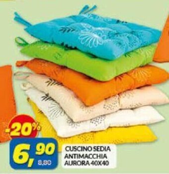 Risparmio Casa Cuscino Sedia Antimacchia Aurora 40x40 offerta