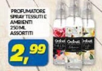 Risparmio Casa Profumatore Spray Tessuti e Ambienti 250 ml assortiti offerta