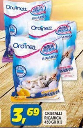 Risparmio Casa Ordinett Cristalli Ricarica 450 gr x 3 offerta