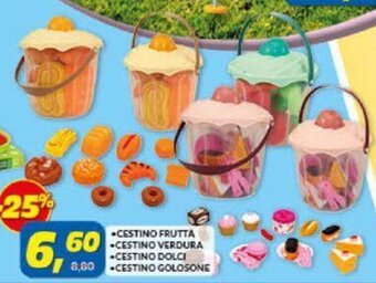 Risparmio Casa Cestino Frutta/Cestino Verdura/Cestino Dolci/Cestino Golosone offerta