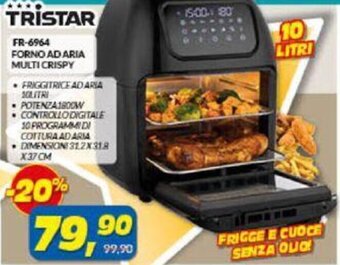 Risparmio Casa Tristar FR-6964 Forno Ad Aria Multi Crispy offerta