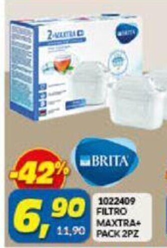 Brita 1022409 Filtro Maxtra+ Pack 2pz
