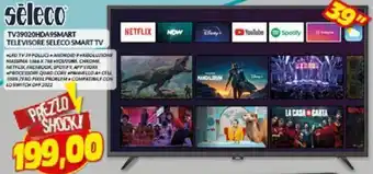 Risparmio Casa Seleco TV39020HDA9SMART Televisore Smart TV offerta