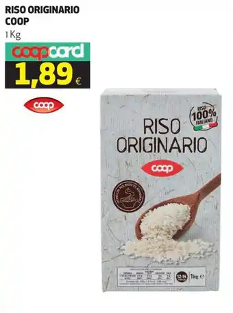 Coop Coop Riso Originario 1kg offerta