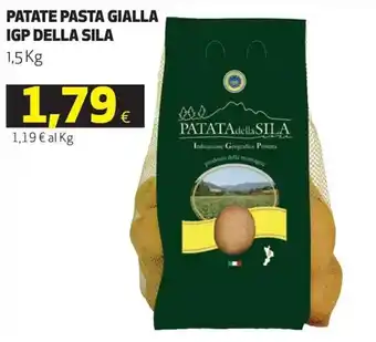 Coop Patate Pasta Gialla IGP Della Sila 1,5 kg offerta