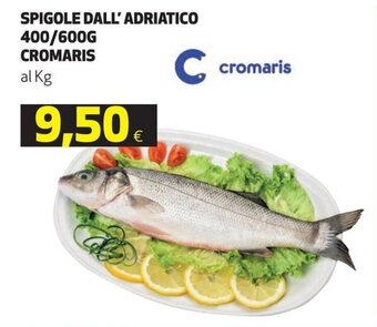 Coop Cromaris Spigole Dall' Adriatico 400/600g offerta