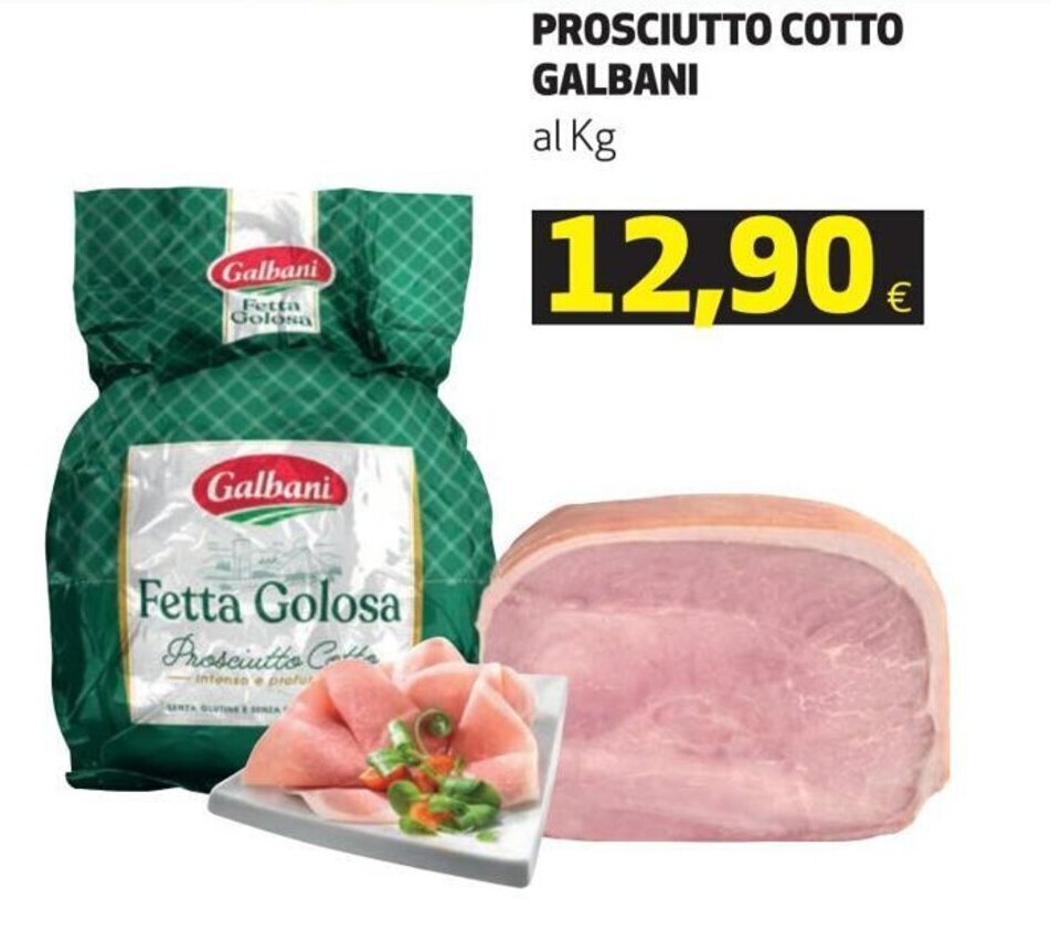 Galbani Prosciutto Cotto offerta di Coop