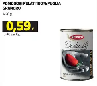 Coop Granoro Pomodori Pelati 100% Puglia 400 g offerta