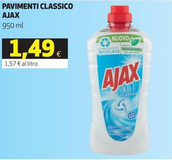 Coop Ajax Pavimenti Classico 950 ml offerta
