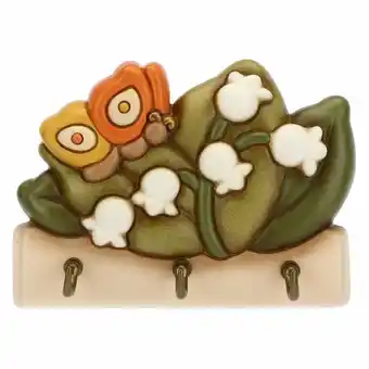 Appendichiavi 3 ganci country con farfalla