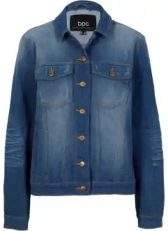 Bonprix Giacca di jeans con inserti a costine offerta
